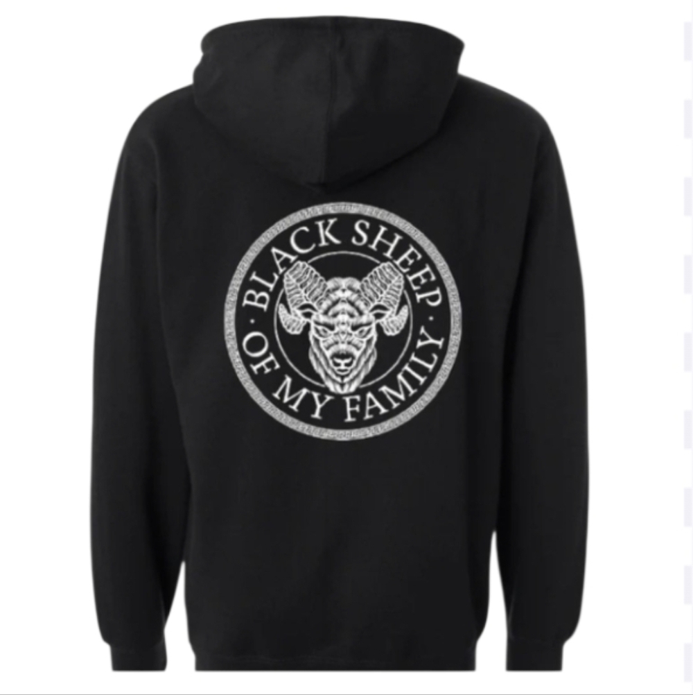 Ink Addict Black Sheep Hoodie size XXL NWOT